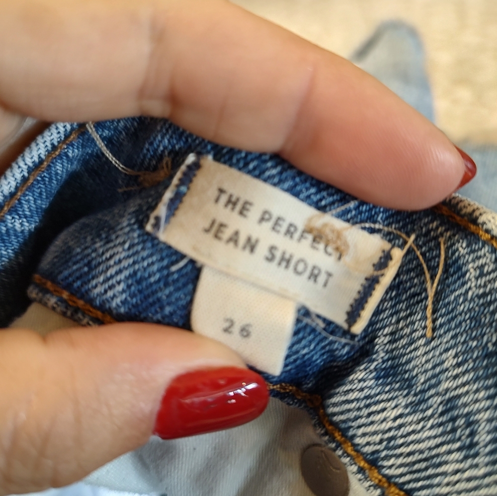 Madewell The Perfect Jean Short Cut Off 26 - Picture 11 of 12